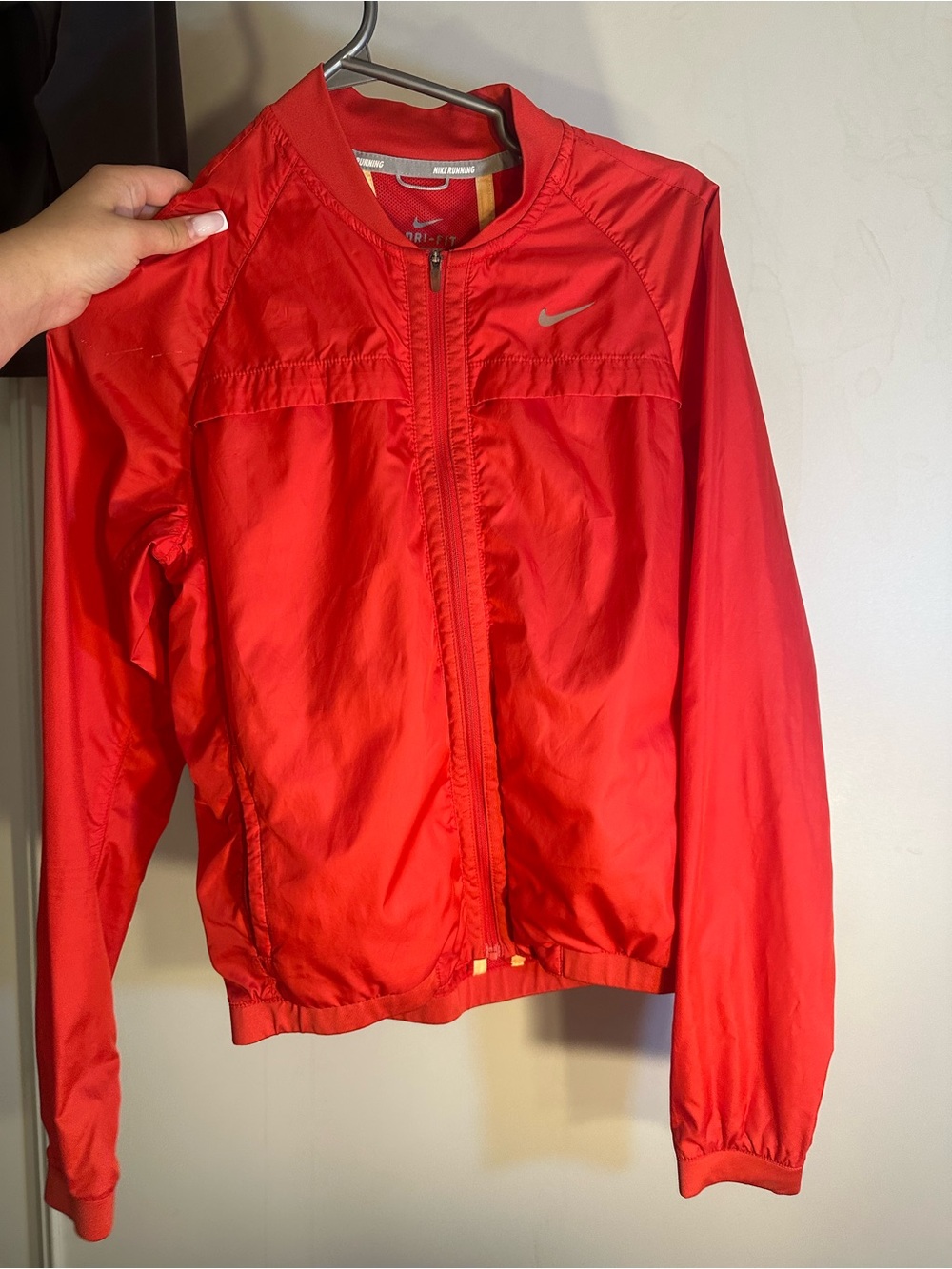 Nike Red Women's Lightweight Windbreaker Jacket
